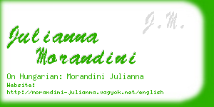 julianna morandini business card